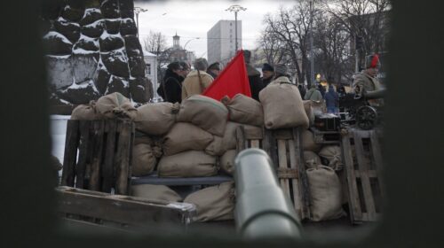 Біля "Арсеналу" знову йшов "бій" за Київ