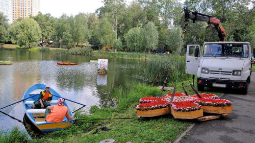 Фестиваль клумб на воді