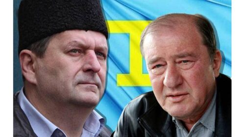 Керівники кримськотатарського Меджлісу Умеров і Чийгоз