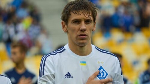Гравець ФК "Динамо (Київ) і збірної України з футболу Денис Гармаш