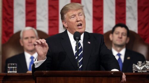 Дональд Трамп виступив з першим посланням до американського Конгресу