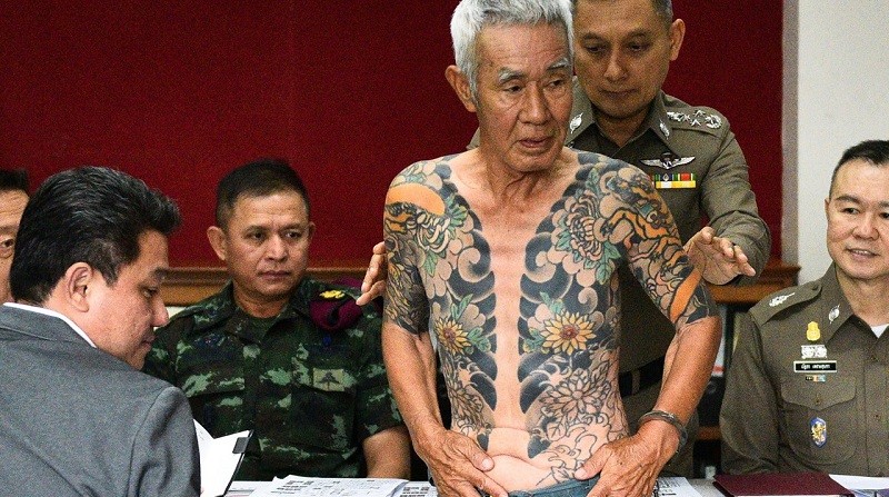 У Таїланді затримали ватажка японської мафії. Якудзу видали татуювання