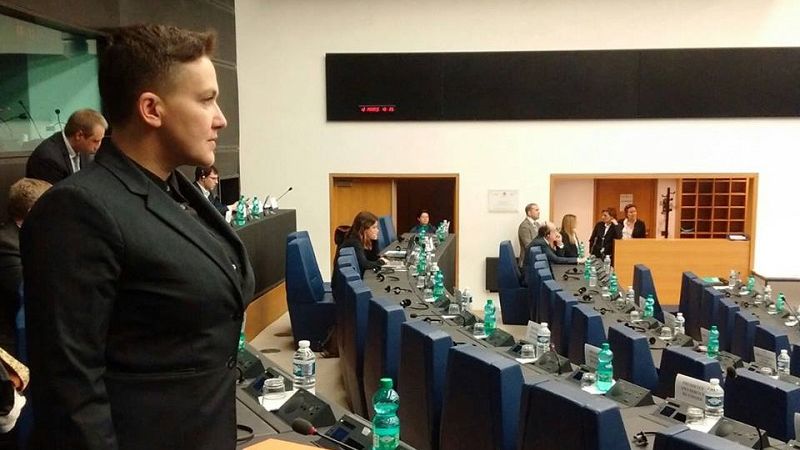 Савченко не прийшла на допит в СБУ, працює в Європарламенті