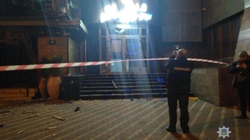 Постріл з гранатомета по "Київміськбуду" потрапив на відео - Поліція Києва