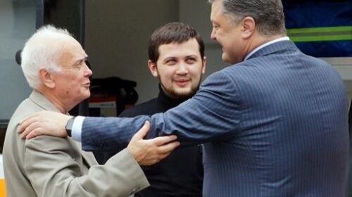Геннадій Афанасьєв і Юрій Солошенко після звільнення