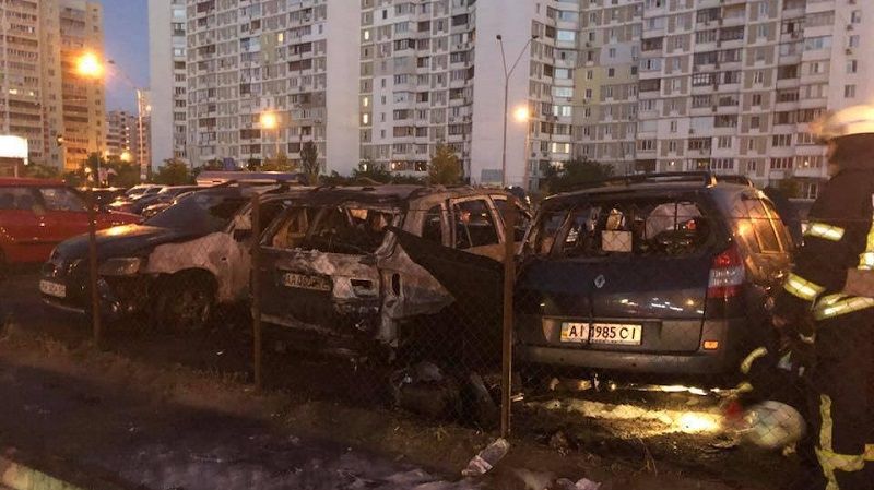У Києві спалили автомобіль помічника нардепа-радикала Мосійчука