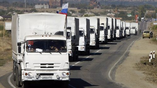 Росія відправила на Донбас 76-й “гумконвой”