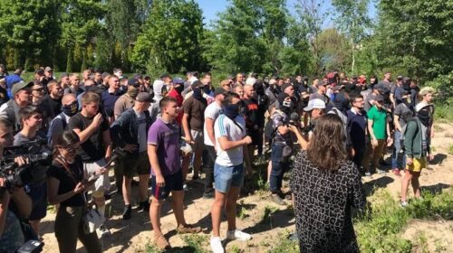 Через концерт на "Інтері" до Льовочкіна завітав "Національний корпус"