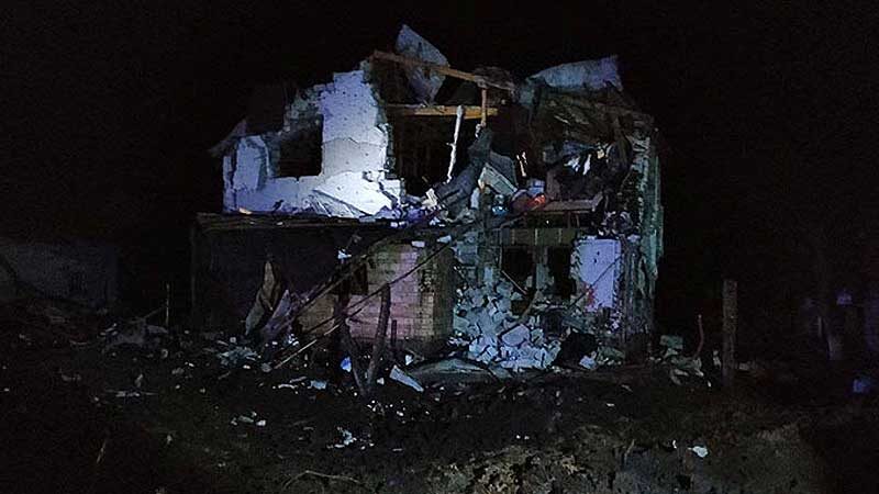 Наслідки нічної атаки дронів на Київщині