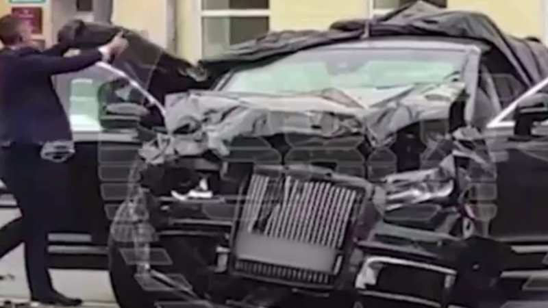 Автівка рашистського патріарха Кіріла врізалася у "Вольво"