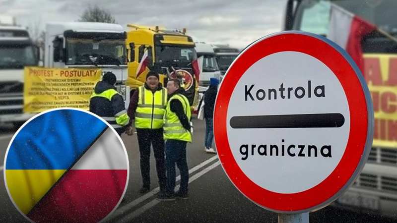 Польські фермери не пропустили жодної української вантажівки на трьох напрямах за добу 15 квітня