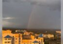 У вечірньому небі над Київщиною з’явилася веселка  (+відео)