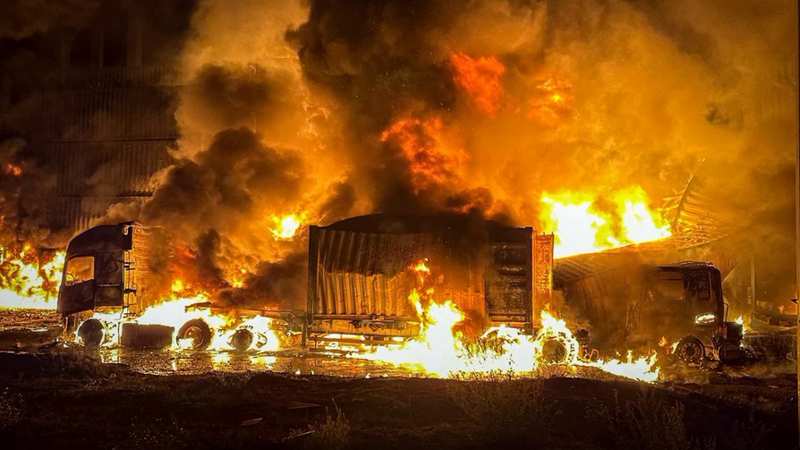 Одещина у вогні після атаки ворожих ударних дронів