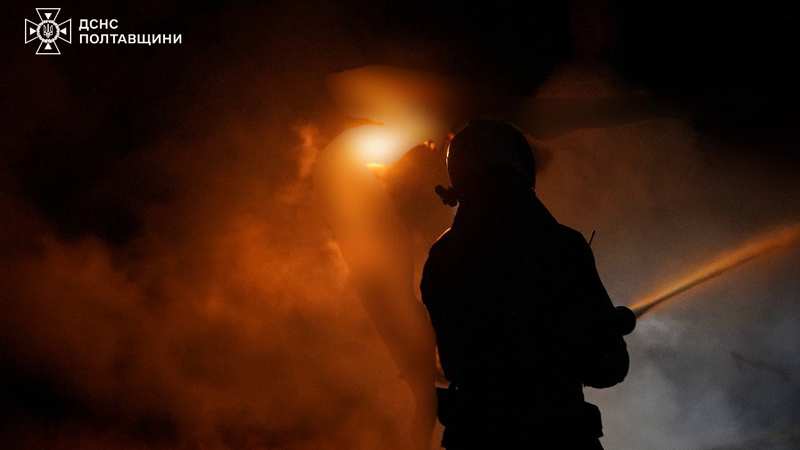 Ворог атакував Полтавщину і Чернігівщину, горів газовидобувний об’єкт