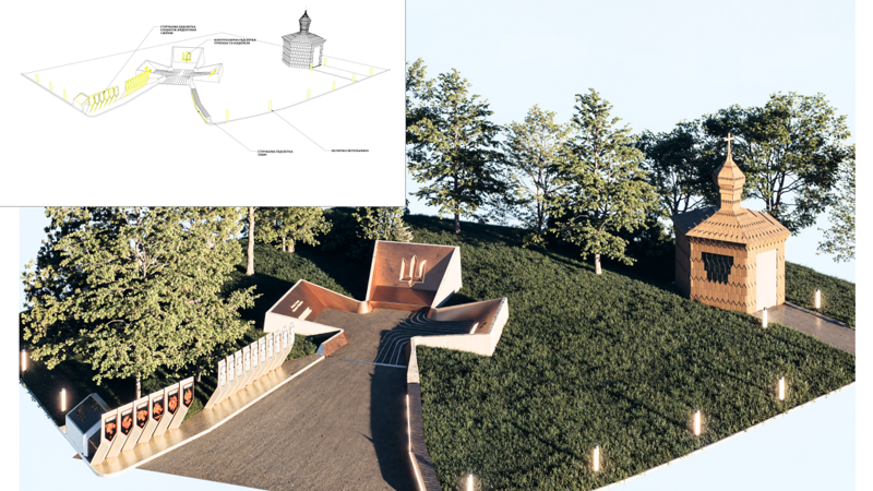 У конкурсі на проєкт стели пам’яті полеглим нацгвардійцям перемогли кияни
