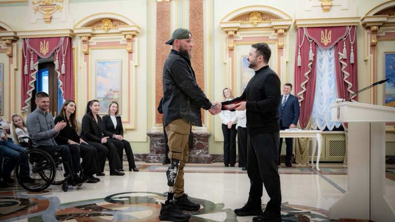 Президент відзначив переможців та учасників Ігор Нескорених держнагородами