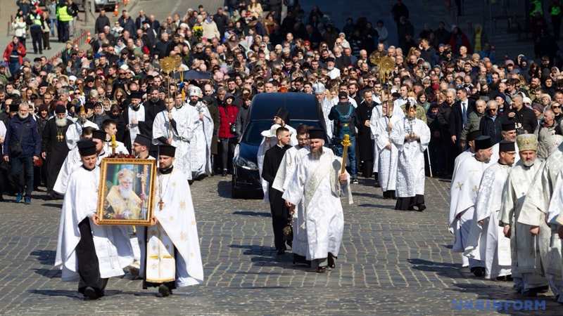 У столиці поховали патріарха Філарета