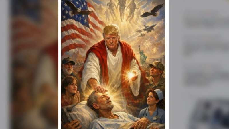 Трамп пояснив, чому опублікував зображення себе в образі Ісуса
